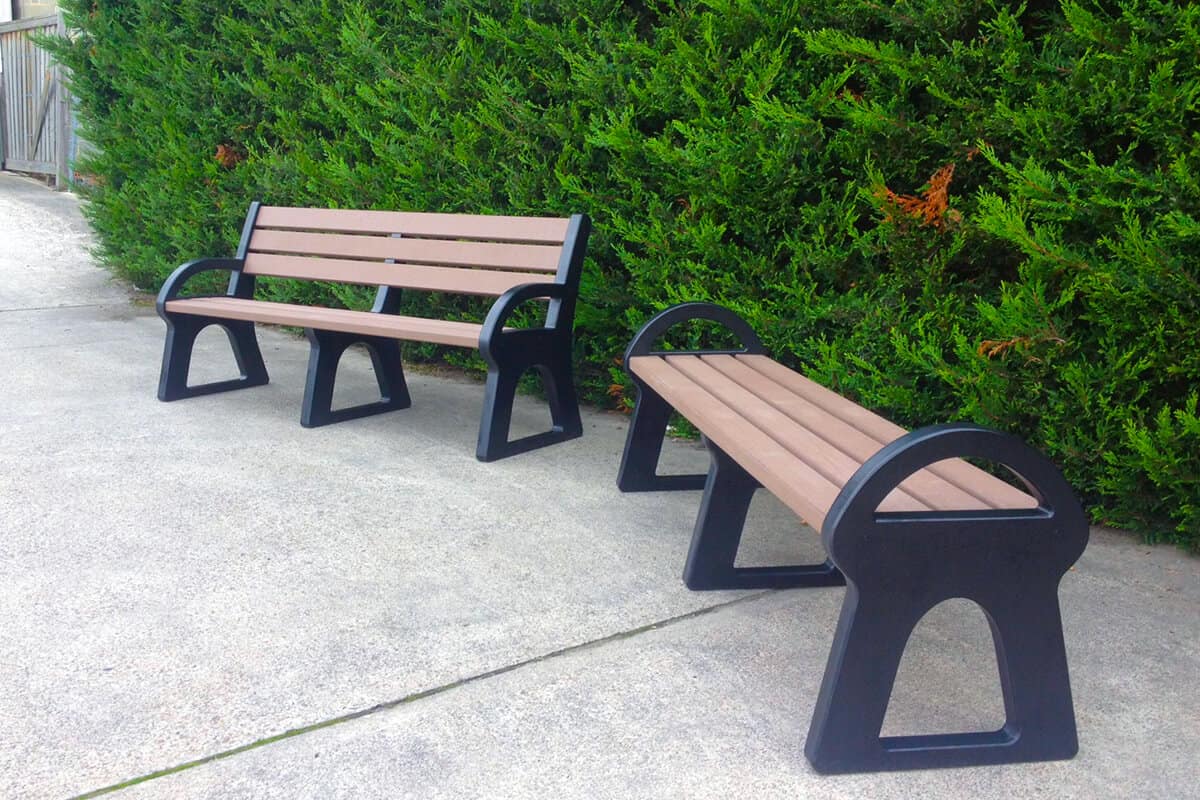 Composite Benches For Commercial Park And Outdoor Furniture Use UNIFLOOR