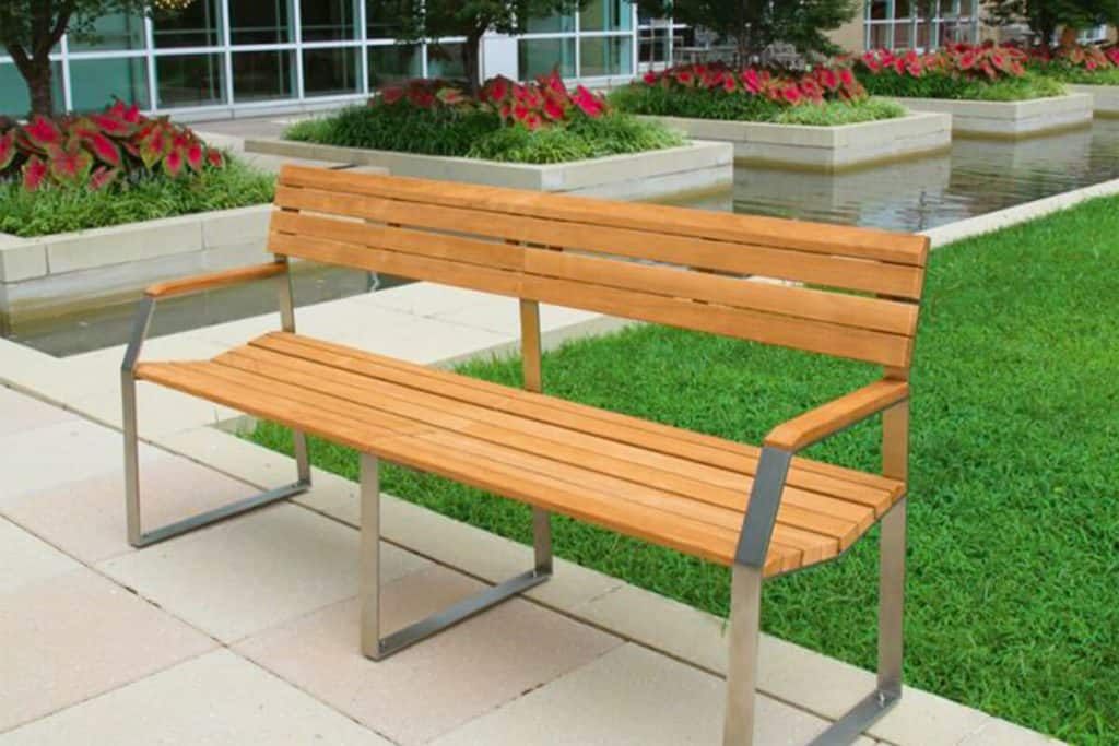 Composite Benches For Commercial Park And Outdoor Furniture Use UNIFLOOR