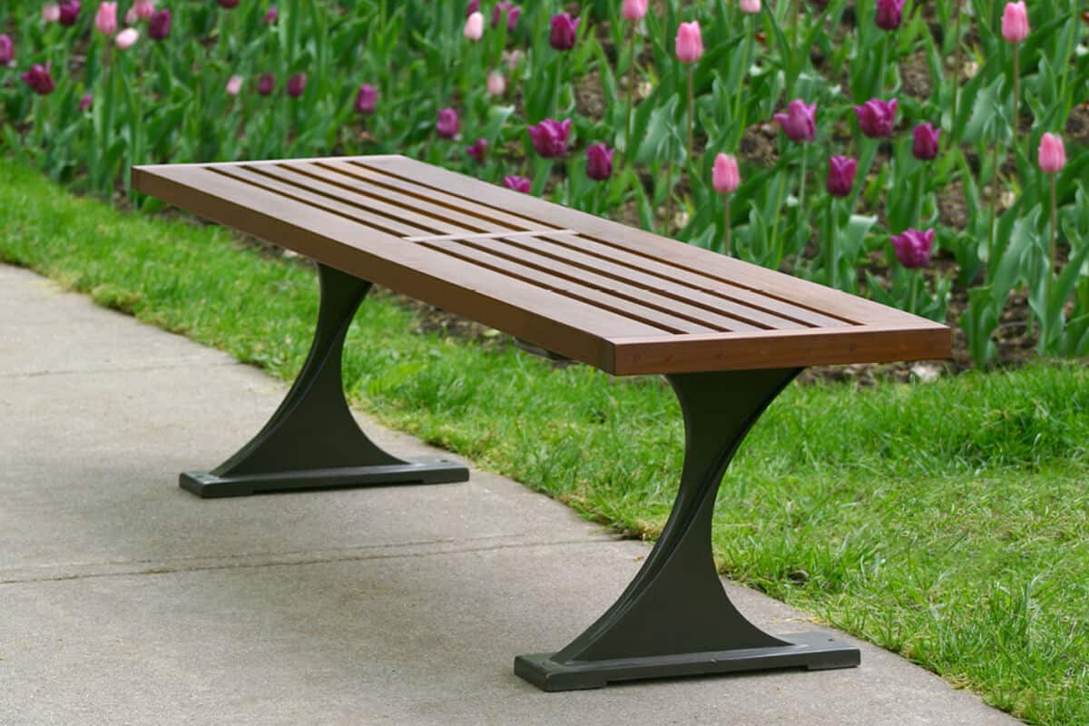 Composite Benches For Commercial Park And Outdoor Furniture Use UNIFLOOR