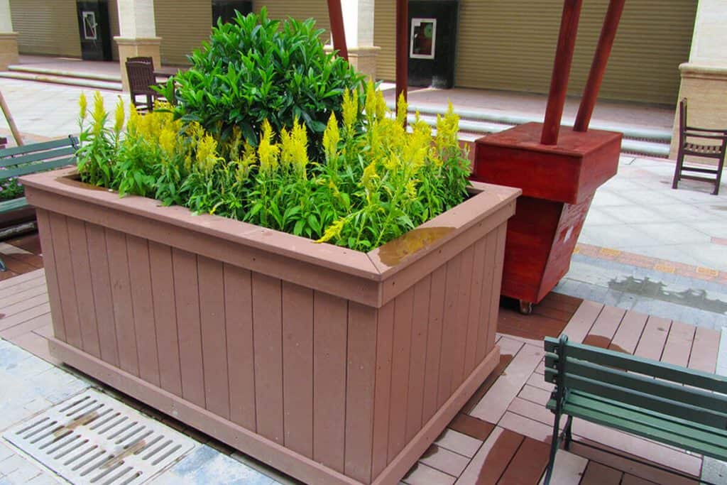Composite Planter Boxes For Park & Outdoor Use UNIFLOOR