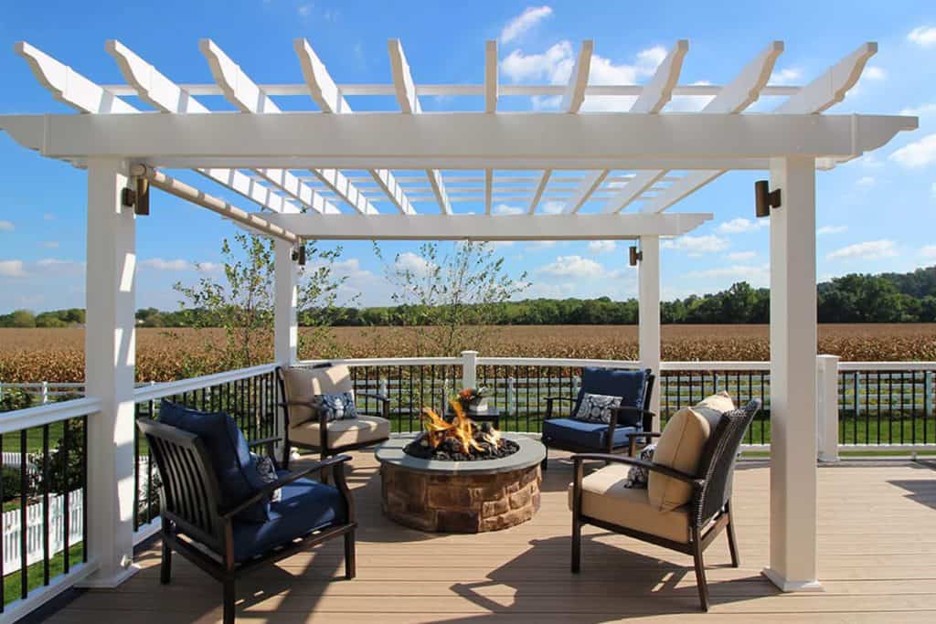 Low Maintenance Outdoor Composite Pergola Kits UNIFLOOR