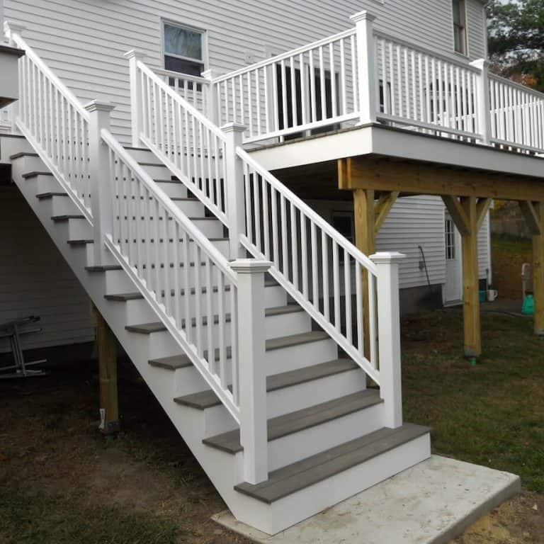 composite decking stairs