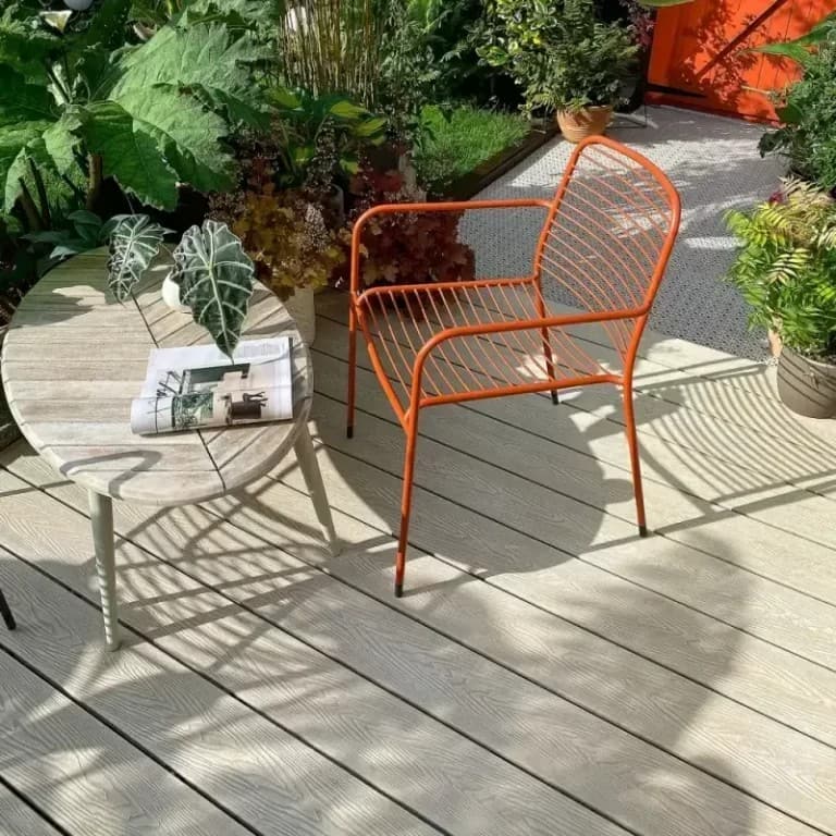 3d Embossing Composite Decking For Backyard