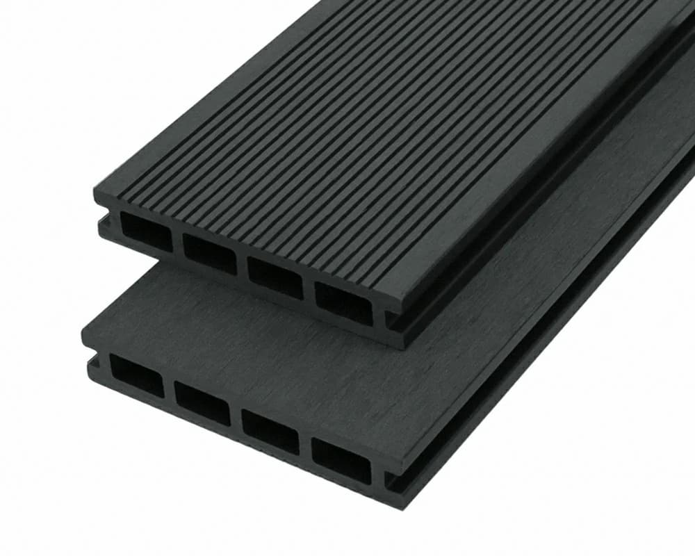 As114h19 Concise Groove Decking Main Charcoal