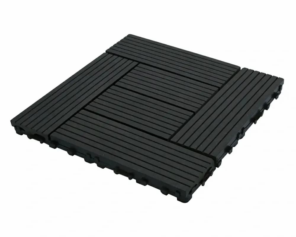 Dt300stm Square Decking Tiles Charcoal