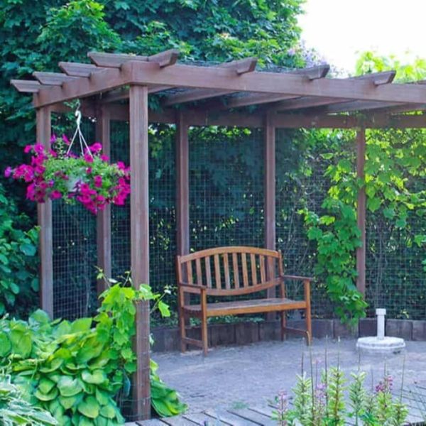 Modern composite pergola design