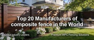 Top 20 Manufacturers of composite fence in the World