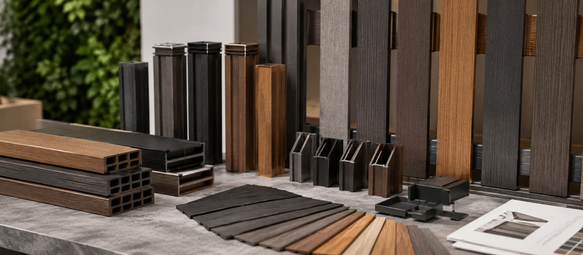 Custom WPC fence solutions with colors profiles post systems and project specifications